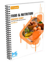 O Level Yearly Unsolved Food & Nutrition Paper 1 & 2 (S21-W25)