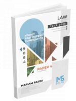 Law Paper 4 By Mariam Saeed